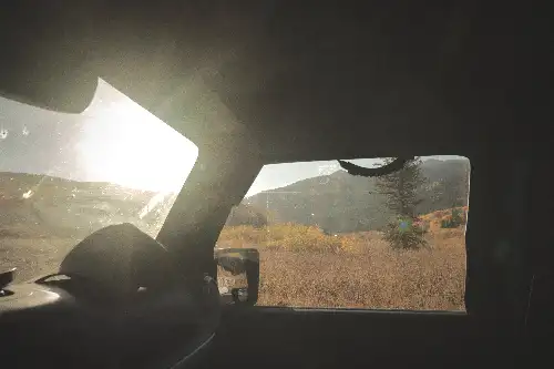 photo containing: Automotive Exterior, Windshield, Automotive Mirror, Rear-view mirror, Off-roading, Road trip, Automotive Side-View Mirror, Windscreen wiper, Tundra