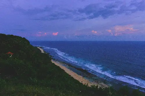 photo containing: Sky, Blue, Horizon, Cloud, Body of water, Coast, Sea, Beach, Coastal and oceanic landforms, Natural landscape