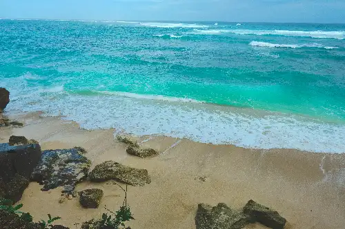 photo containing: Blue, Water, Water resources, Daytime, Body of water, Natural environment, Coast, Wave, Beach, Fluid