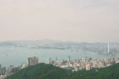 photo containing: Horizon, City, Skyscraper, High-rise building, Urban area, atmospheric phenomenon, Tower, Landscape, Cityscape, Metropolitan area