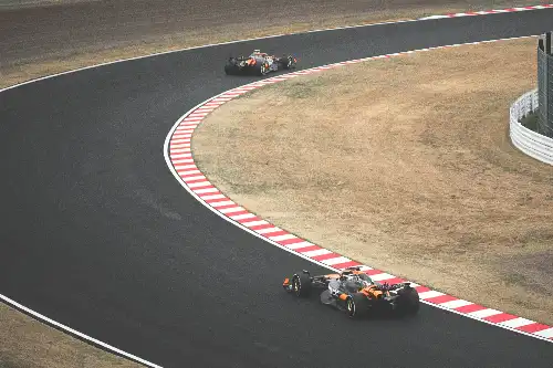 photo containing: Automotive Tire, Car, Auto racing, Race track, Motorsport, Racing, Formula One tyres, Road, Asphalt, Sports venue